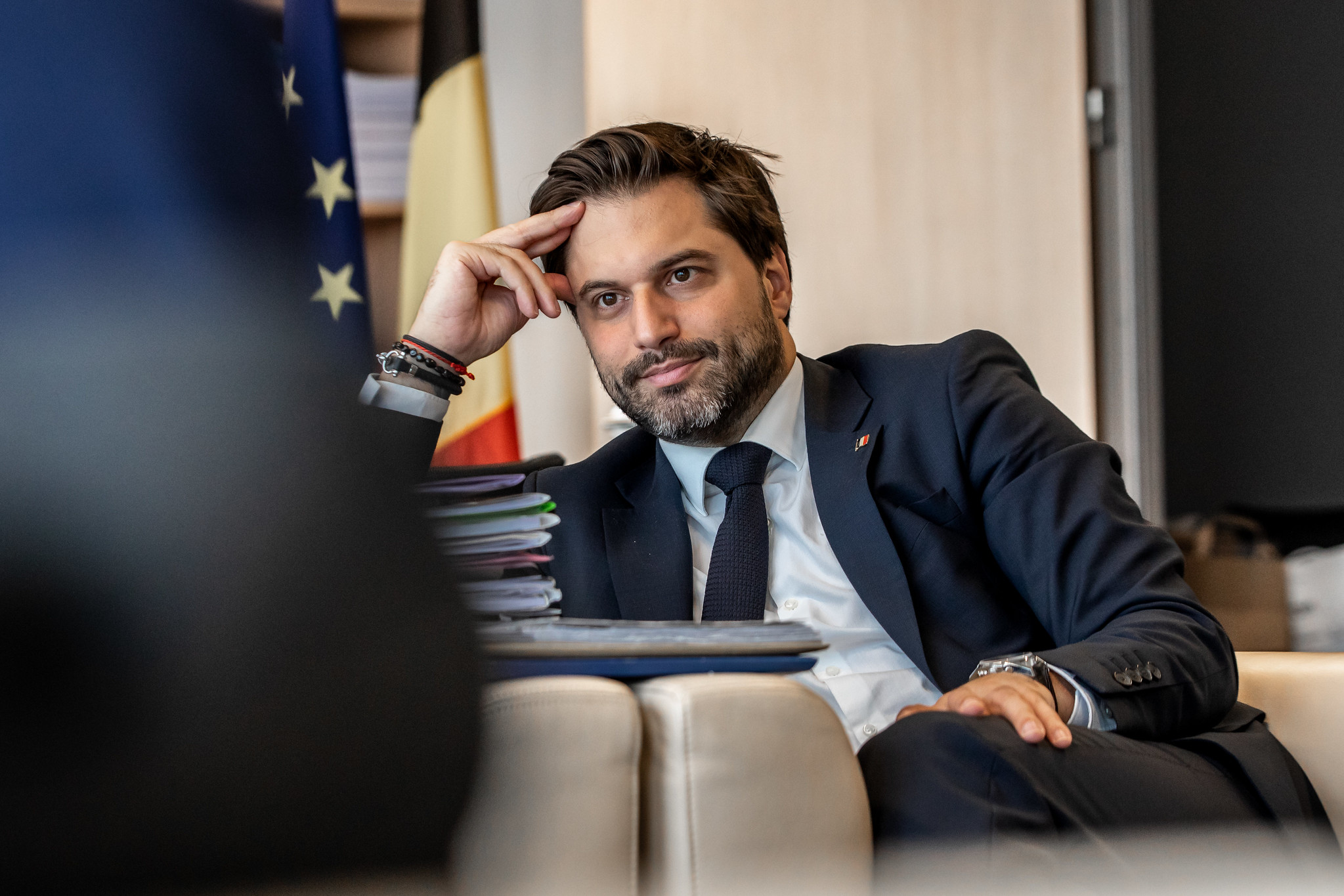 Georges-Louis Bouchez invité politique de 7sur7 et Grenzecho