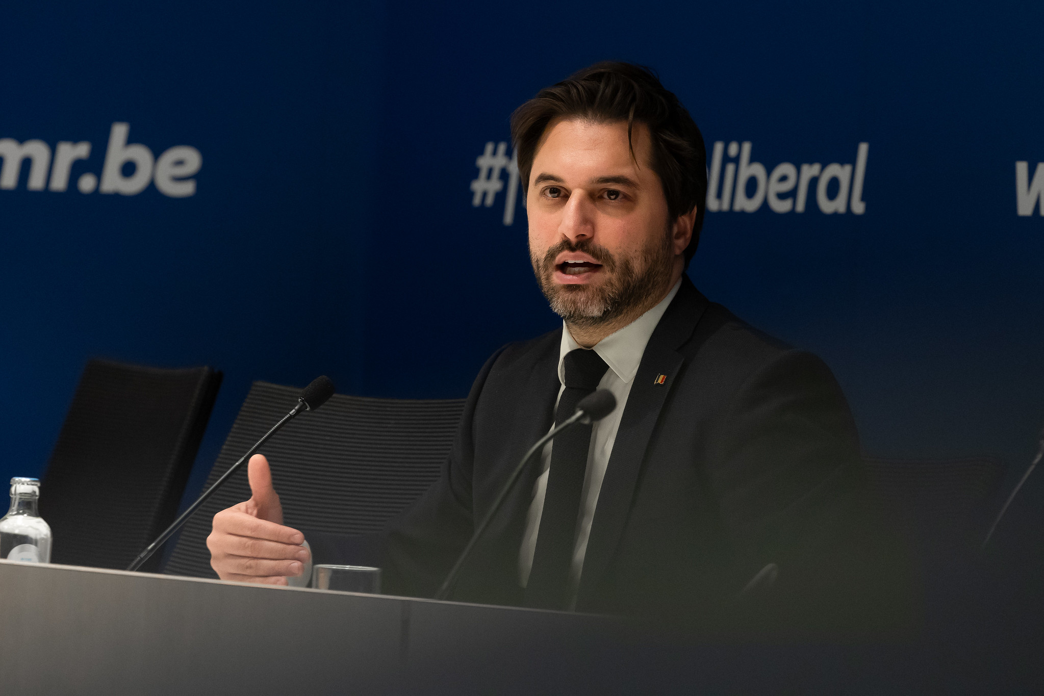 “Le MR, le vrai parti du travail et des classes moyennes” Georges-Louis Bouchez invité de Matin Première