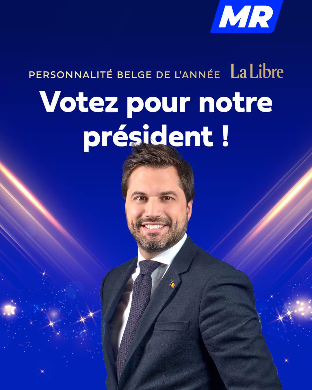 Faites de Georges-Louis Bouchez la personnalité belge de l’année 2024 !