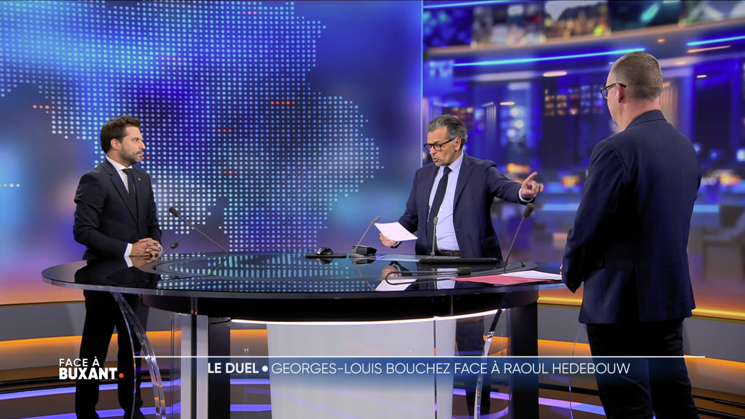 Georges-Louis Bouchez face à Raoul Hedebouw : “Je ne suis pas le copain des riches ! Je roule pour les vrais travailleurs, pas pour celles et ceux qui profitent du système”