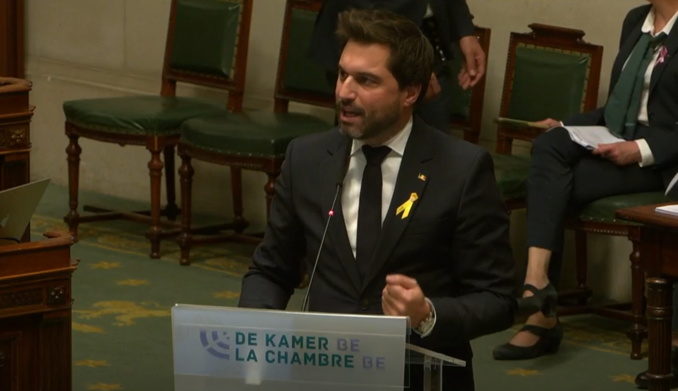 Georges-Louis Bouchez à la Chambre : « Laissez-nous au moins quelques mois pour redresser le pays »