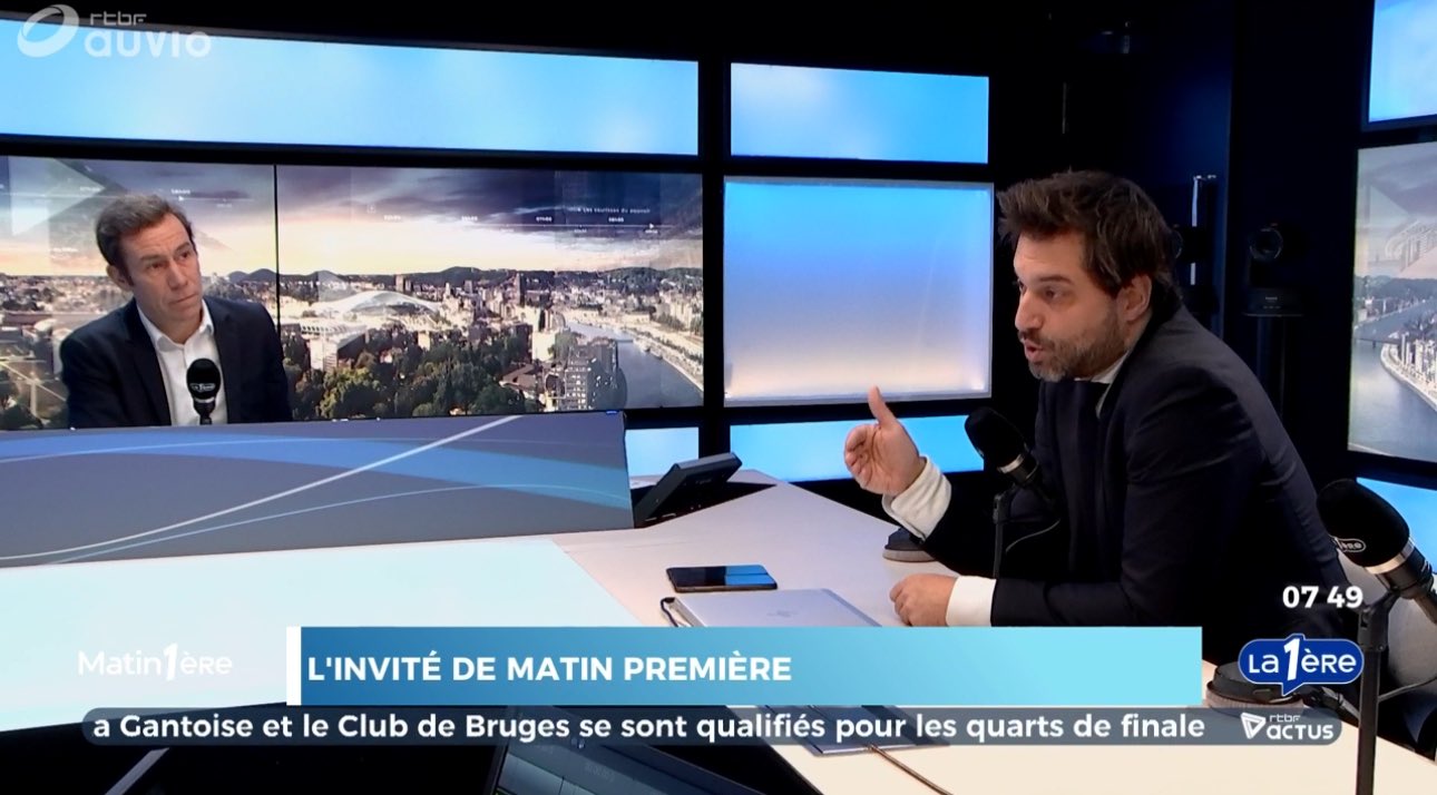 Georges-Louis Bouchez sur La Première : « Le MR prend ses responsabilités pour sortir Bruxelles de la crise »