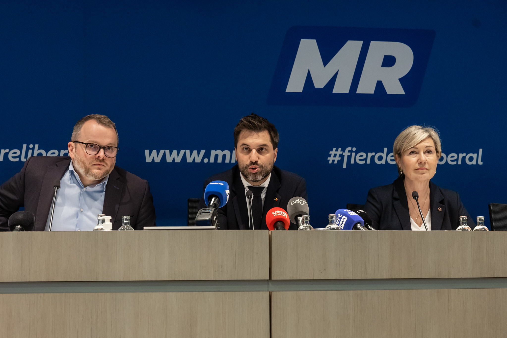 Georges-Louis Bouchez et les ministres MR de l’énergie : “L’énergie chère bloque la décarbonation”