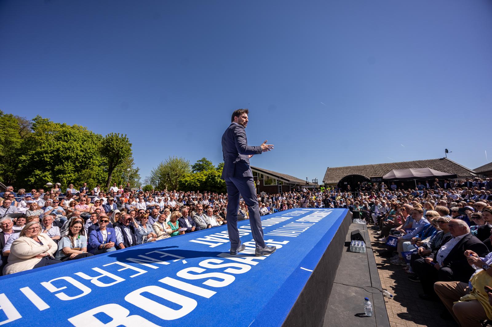 Discours de Georges-Louis Bouchez à Blegny-Mine : travail, optimisme et croissance au cœur du projet