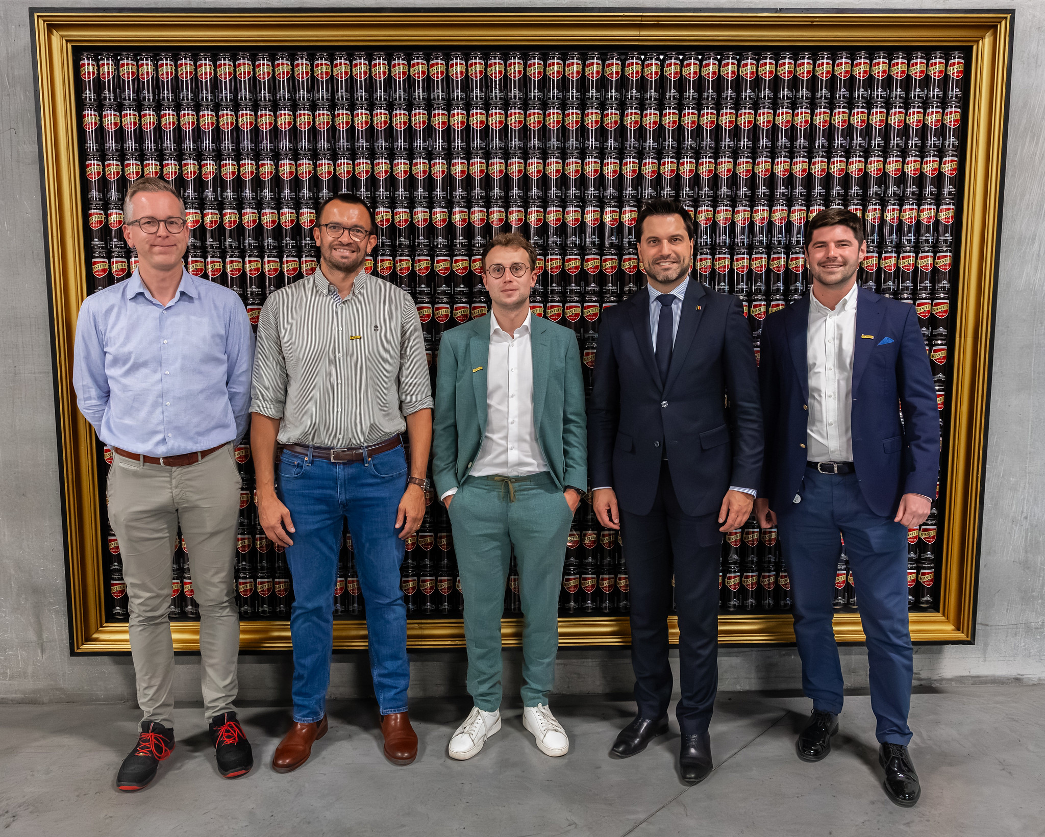 Georges-Louis Bouchez en visite à la Kasteel Brasserie Vanhonsebrouck à Izegem