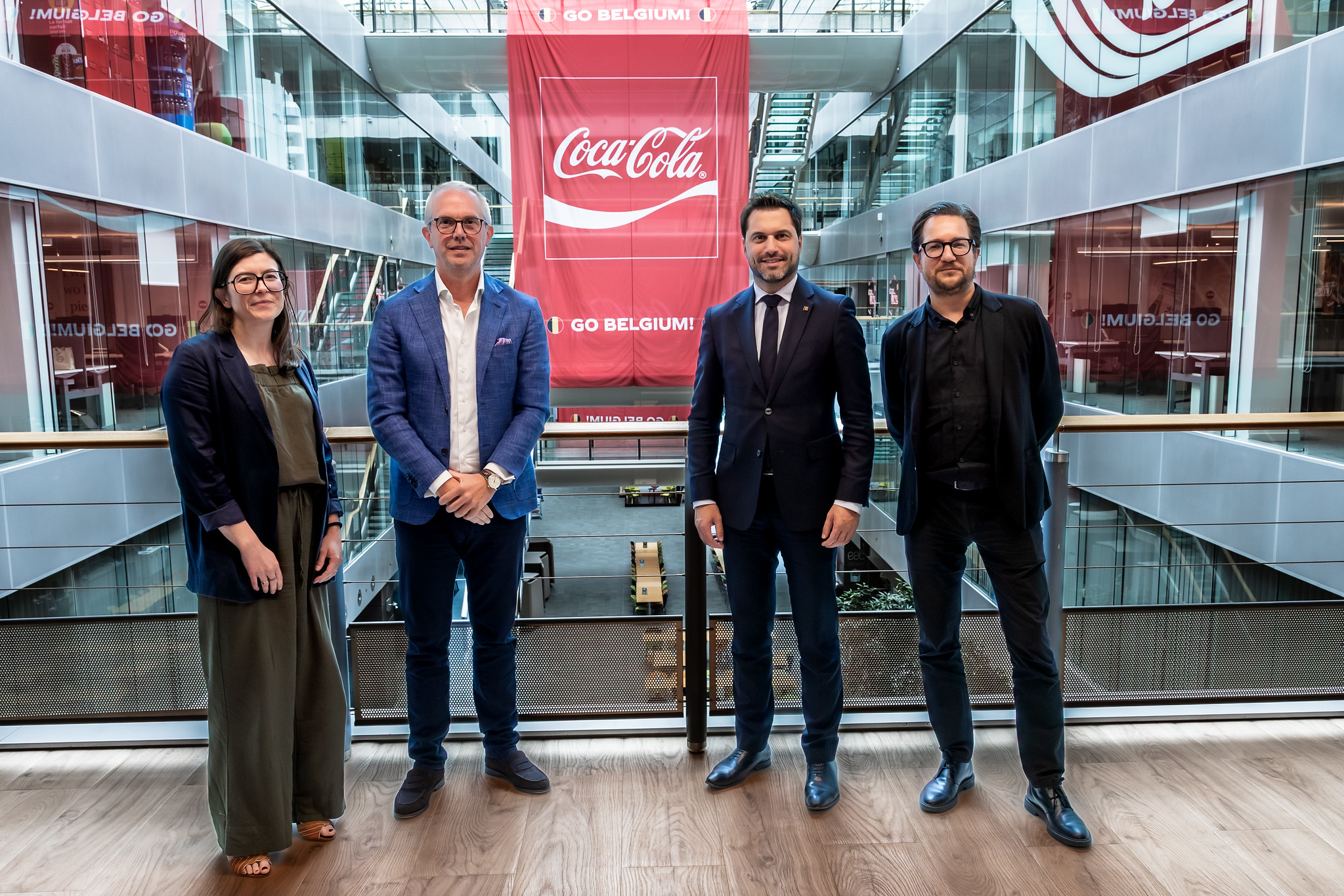 Georges-Louis Bouchez en visite chez Coca-Cola à Anderlecht : « Ne pas augmenter la TVA »