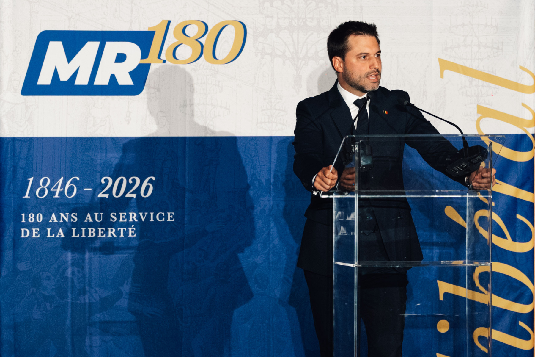 Discours du Président à l’occasion des 180 ans du parti libéral : “Le libéralisme est dans l’ADN de chaque être humain”