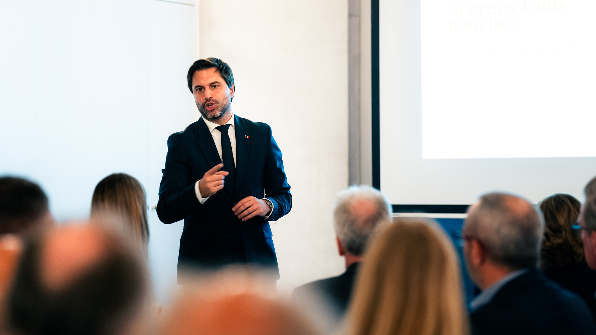 Georges-Louis Bouchez chez les entrepreneurs flamands : « Créer un projet pour les cinquante prochaines années »